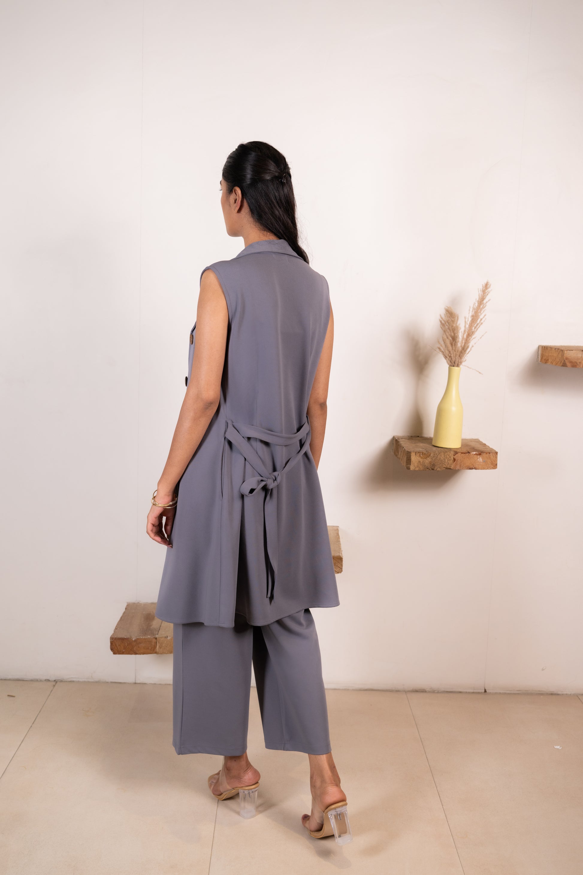 Grey Infinity Trousers Co-ord Set