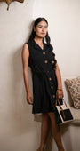 Black Infinity Blazer Dress