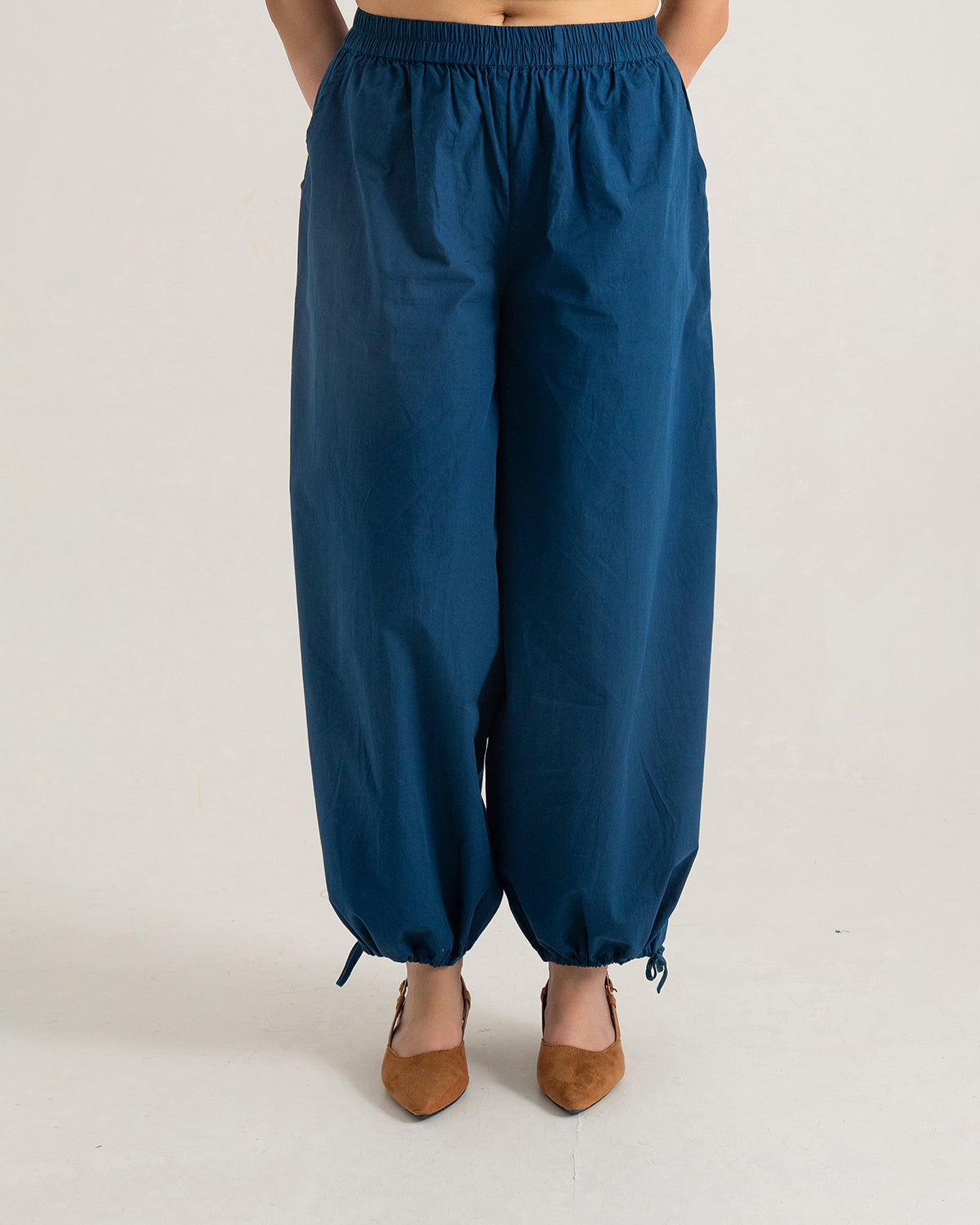 Navy Switch Balloon Pants | 2-in-1 Convertible Pants