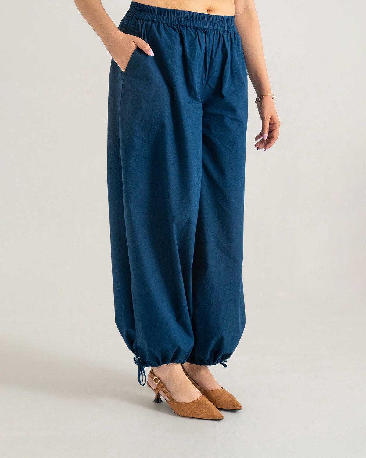 Navy Switch Balloon Pants | 2-in-1 Convertible Pants