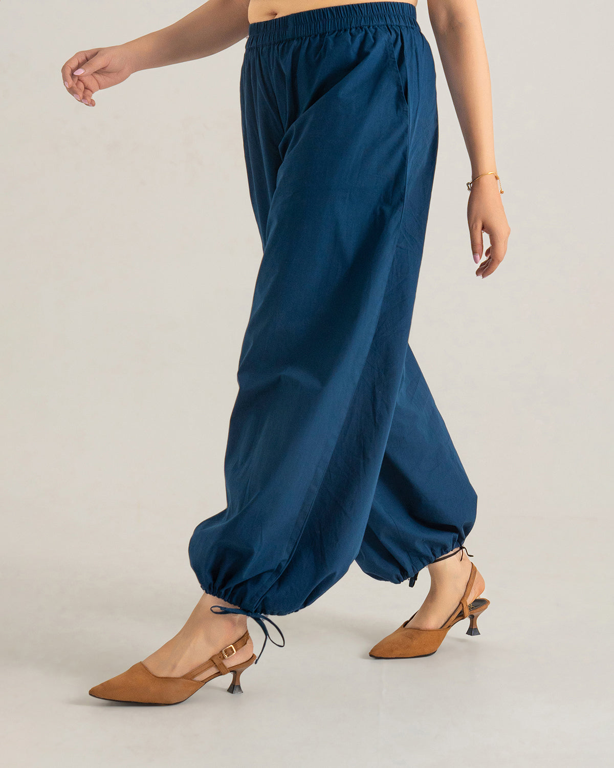 Navy Switch Balloon Pants | 2-in-1 Convertible Pants