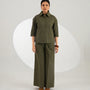 Olive Celeste Weave Co-ord Set
