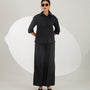 Black Celeste Weave Co-ord Set
