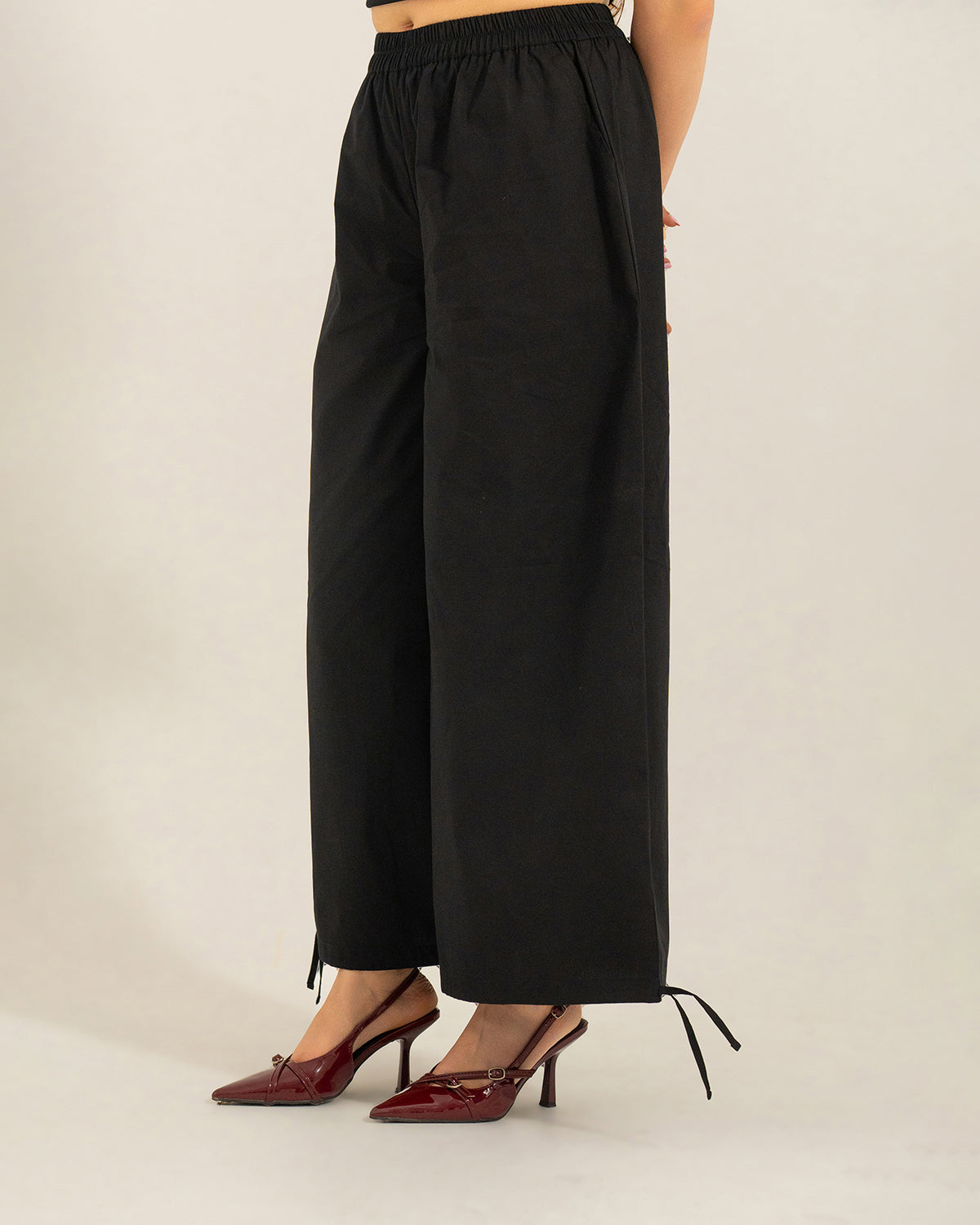 Black Switch Balloon Pants | 2-in-1 Convertible Pants