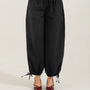 Black Switch Balloon Pants | 2-in-1 Convertible Pants