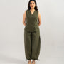 Olive Orion Wrap Co-ord Set