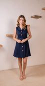Navy Infinity Blazer Dress