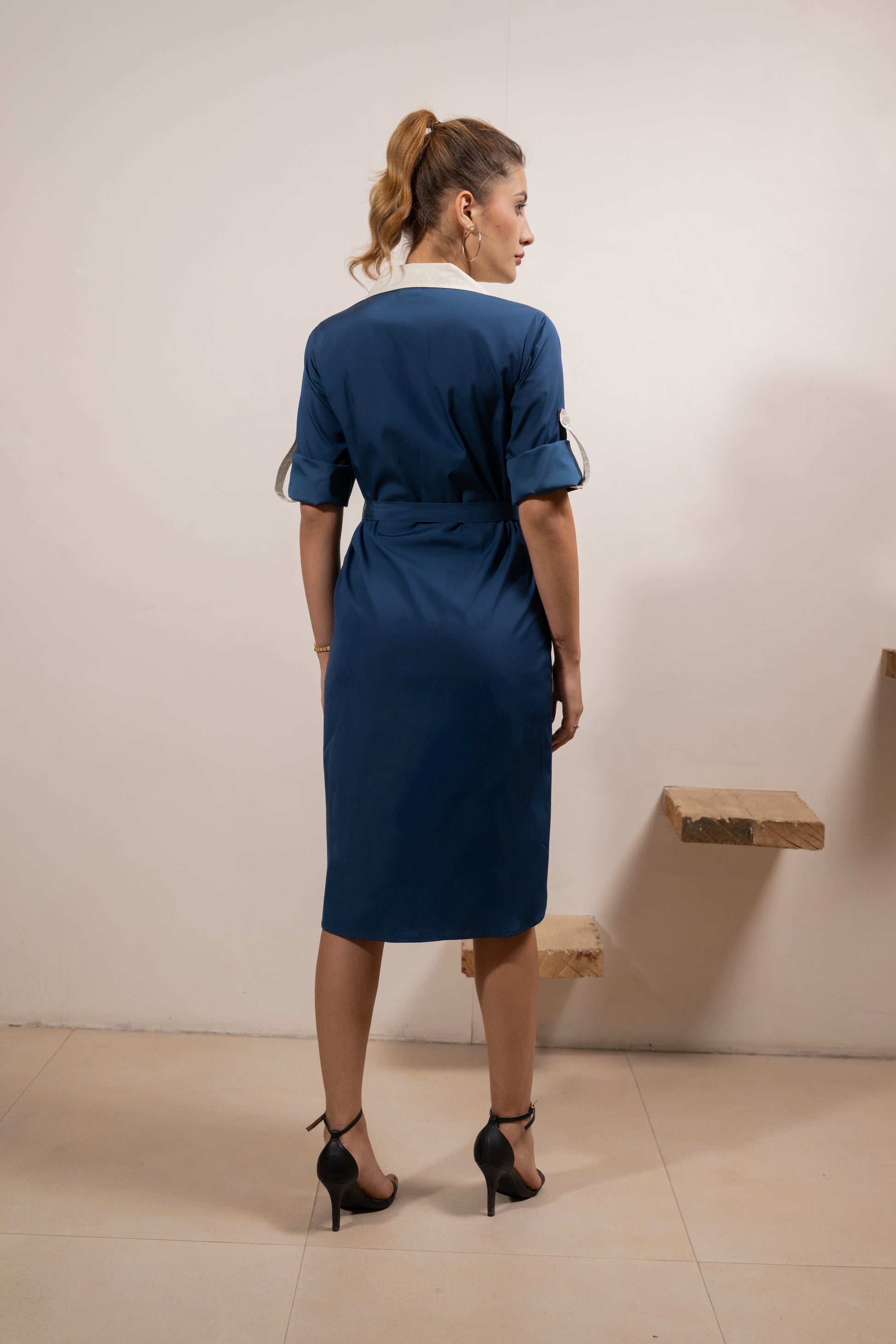 Navy Utility Classic Dress