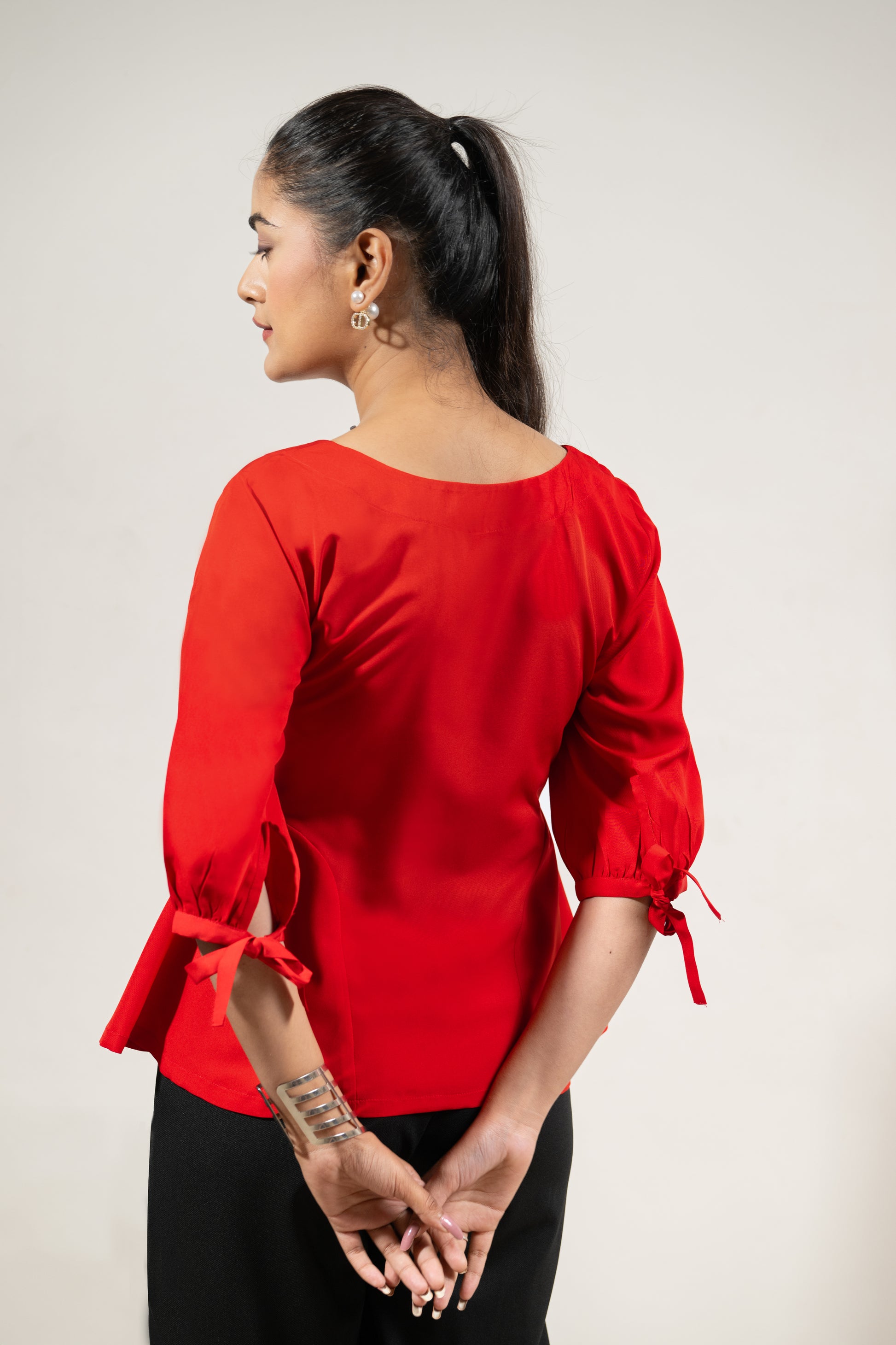 Red Sweetheart Ease Top